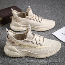 2021autumn Men's Shoes Korean Fashion Sports And Leisure Running Trendy Shoes Spring Fly Woven Mesh